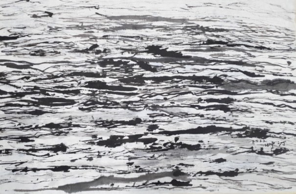 삶은 흐르는 강물처럼 60.5x93cm