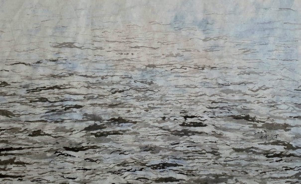 삶은 흐르는 강물처럼 62x91cm